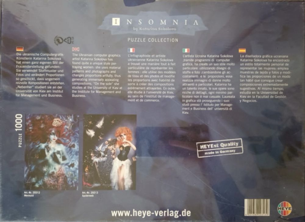 Insombia -Spiderweb🟦🇨🇦 - Heye Puzzle puzzle collectible [Barcode 04001689293130] - Main Image 3