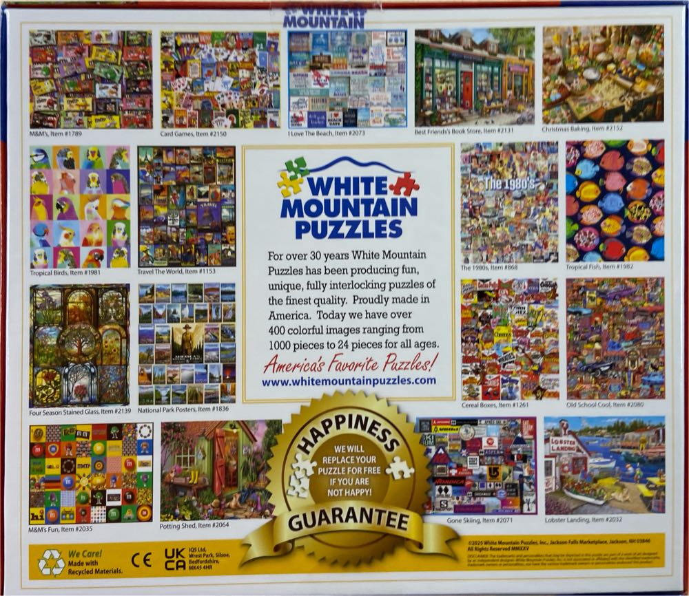 Porch Puppies - White Mountain puzzle collectible [Barcode 724819269990] - Main Image 4