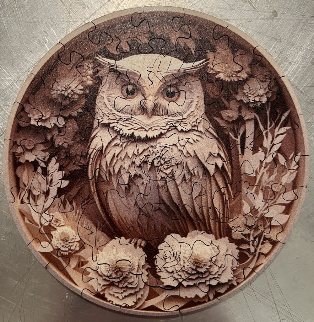 Carved Owl - PuzzlesUp puzzle collectible - Main Image 5