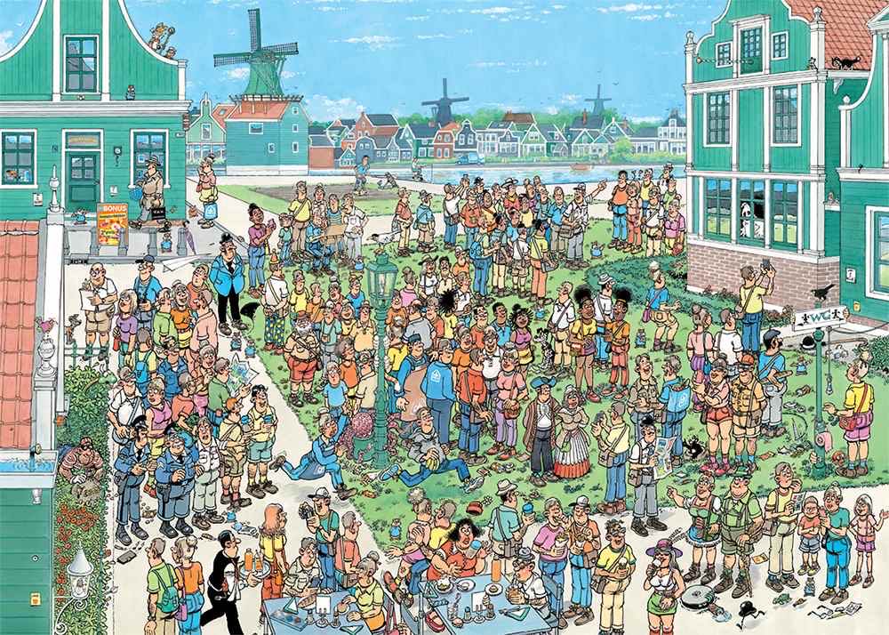 Albert Heyn Op De Zaanse Schans - Jumbo puzzle collectible - Main Image 2