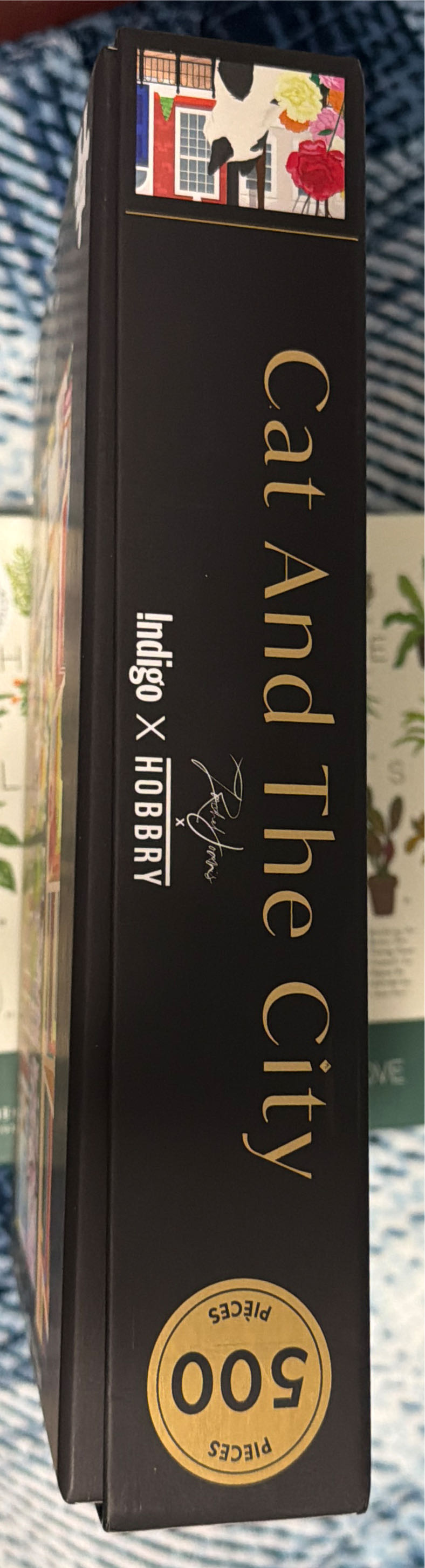 Cat & The City 500pc  puzzle collectible [Barcode 791684639418] - Main Image 3