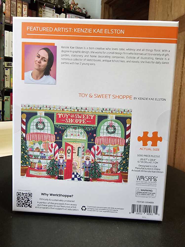 Toy & Sweet Shoppe - Werkshoppe puzzle collectible [Barcode 810052909615] - Main Image 2