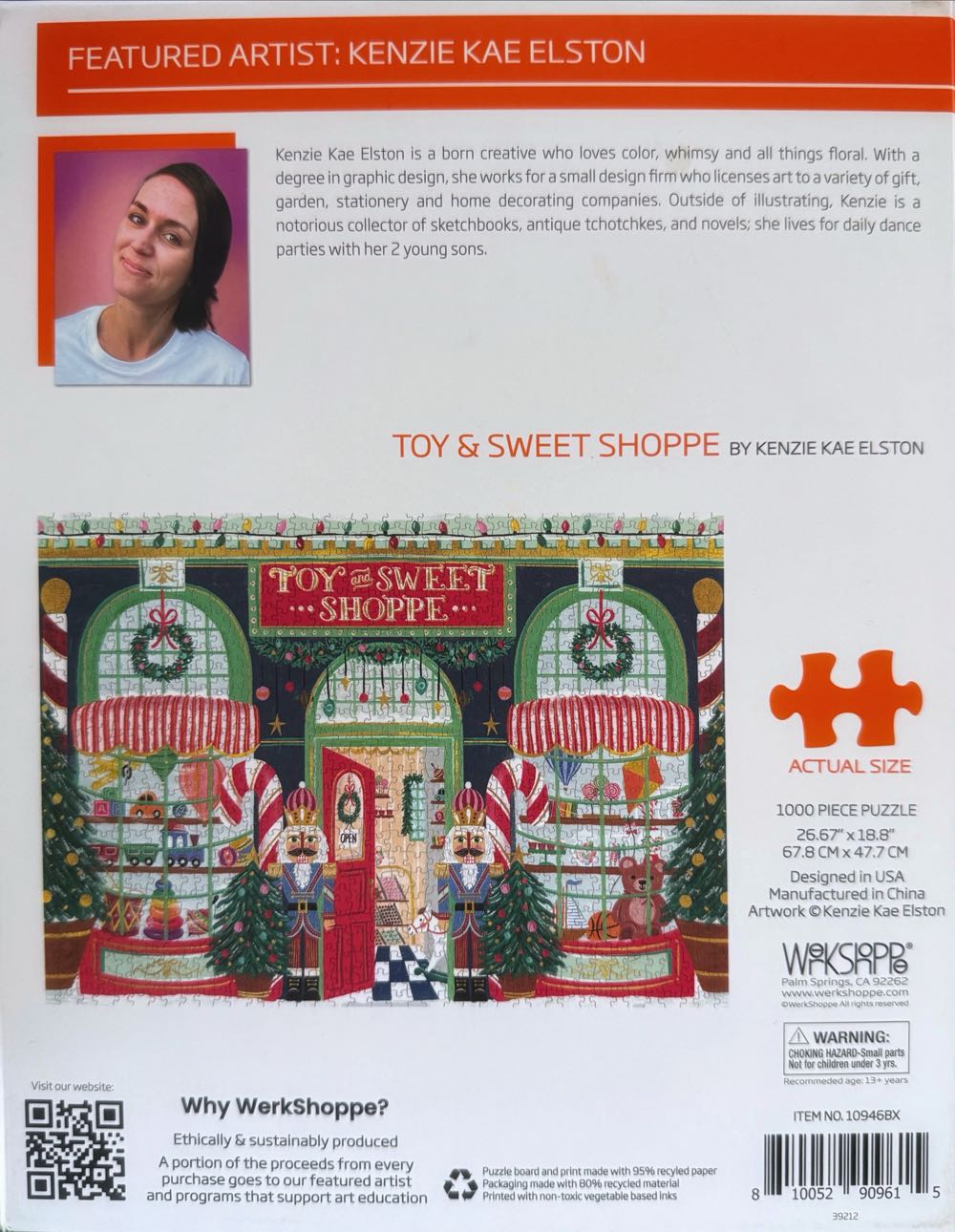 Toy & Sweet Shoppe - Werkshoppe puzzle collectible [Barcode 810052909615] - Main Image 3