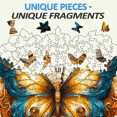 Butterfly And Clock - Woodbests puzzle collectible - Main Image 5