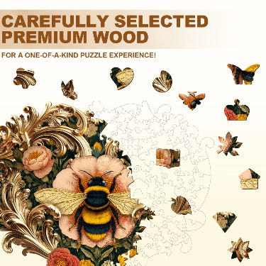 William Morris Bee - Woodbests puzzle collectible - Main Image 4