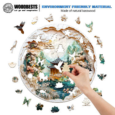 Chinese Landscape Painting - Woodbests puzzle collectible - Main Image 3