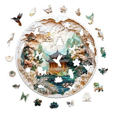 Chinese Landscape Painting - Woodbests puzzle collectible - Main Image 4