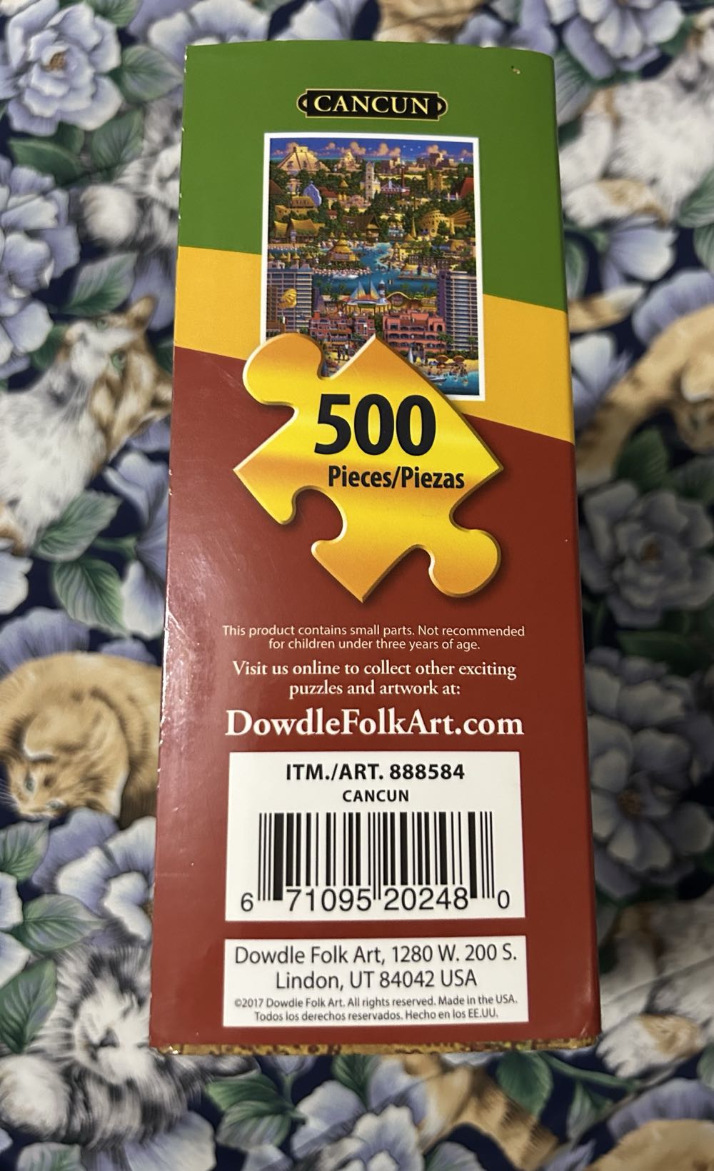 Cancun - Keep - Dowdle puzzle collectible [Barcode 671095202480] - Main Image 3