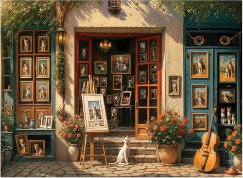 Cavallini Mini Puzzle Vintage Dogs 240 Pieces