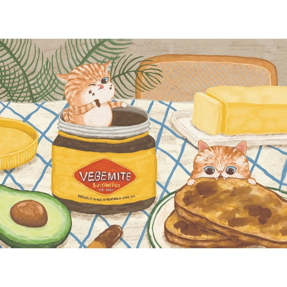 Vegemite Cat - The Puzzle Collab puzzle collectible [Barcode 9361804001329] - Main Image 3