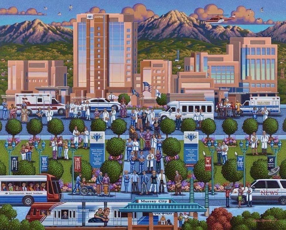 Healing for Life - Dowdle Folk Art puzzle collectible - Main Image 2