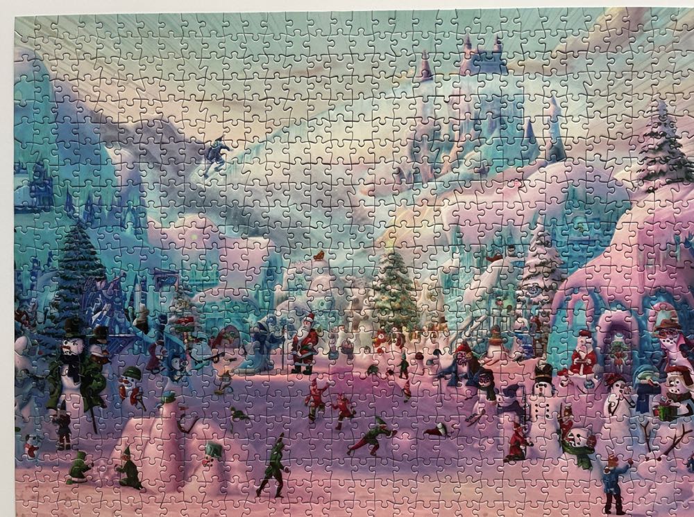Snowman Sanctuary - Ceaco puzzle collectible [Barcode 021081110723] - Main Image 2