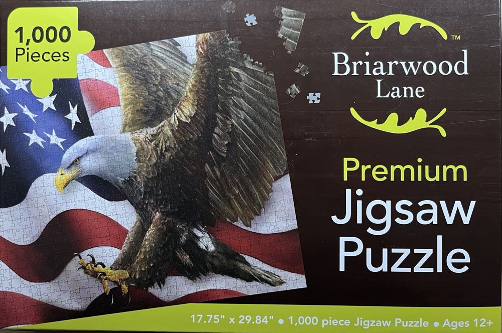 American Freedom Eagle - Briarwood Lane puzzle collectible [Barcode 840011668444] - Main Image 2
