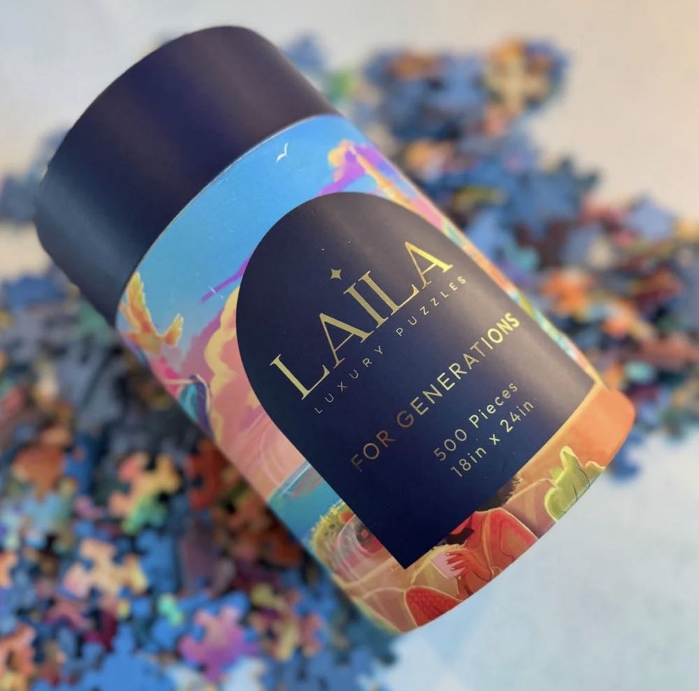 New York Puzzle Company Bill Mayer Félicette Astrocat Mini 100 Piece Jigsaw Puzzle For Family Game Nights By Bill Mayer