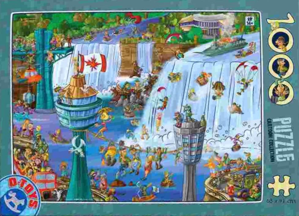 Cartoon Collection : Niagara Falls - D-TOYS puzzle collectible - Main Image 2