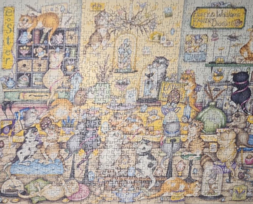 Crazy Cats...Easter Eggstravaganza - Ravensburger puzzle collectible [Barcode 4005555017554] - Main Image 3