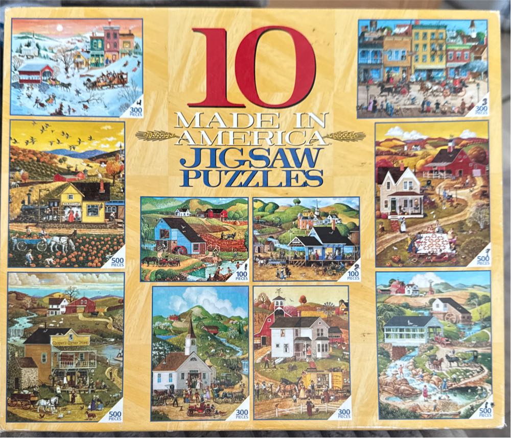 Caroling Sleigh - Ceaco puzzle collectible - Main Image 2