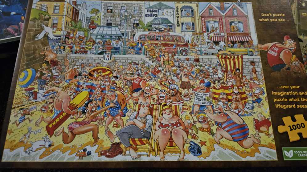 High Tide! - Wasgij puzzle collectible [Barcode 8710126817957] - Main Image 2