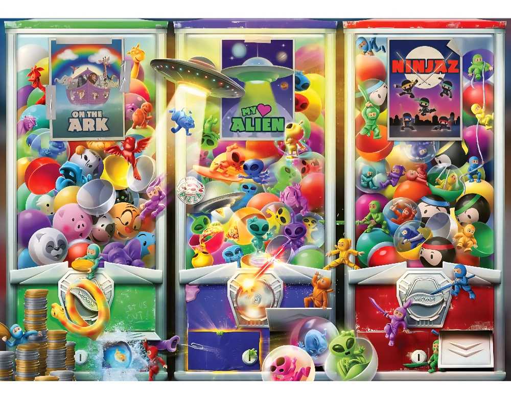 Animals, Aliens And Ninjas - Ravensburger 🇩🇪 puzzle collectible [Barcode 045555014829] - Main Image 2