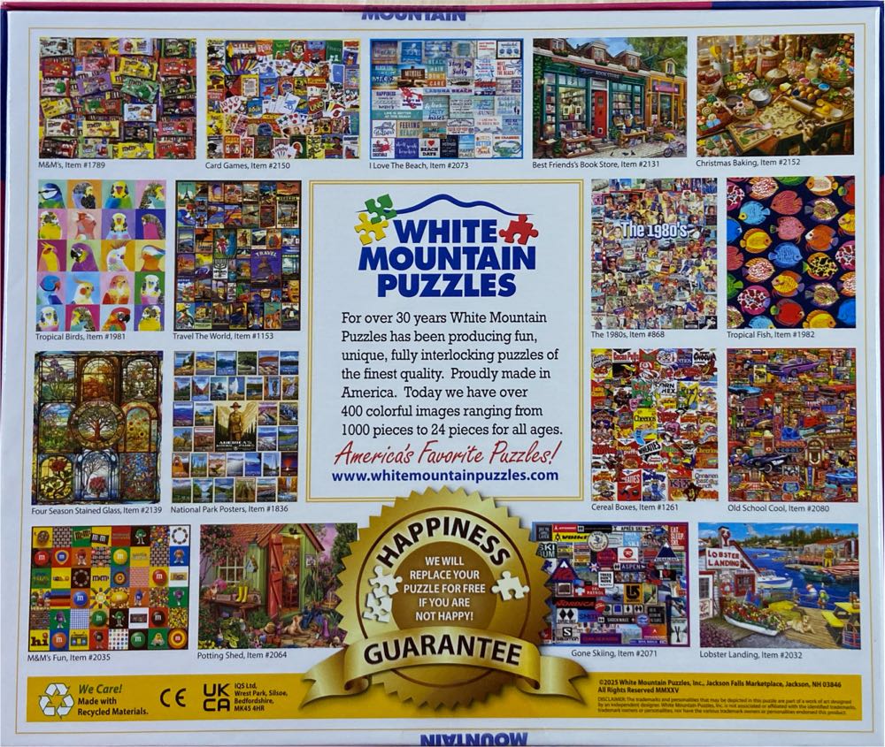 Love Notes - White Mountain Puzzles, Inc. puzzle collectible [Barcode 724819270095] - Main Image 4