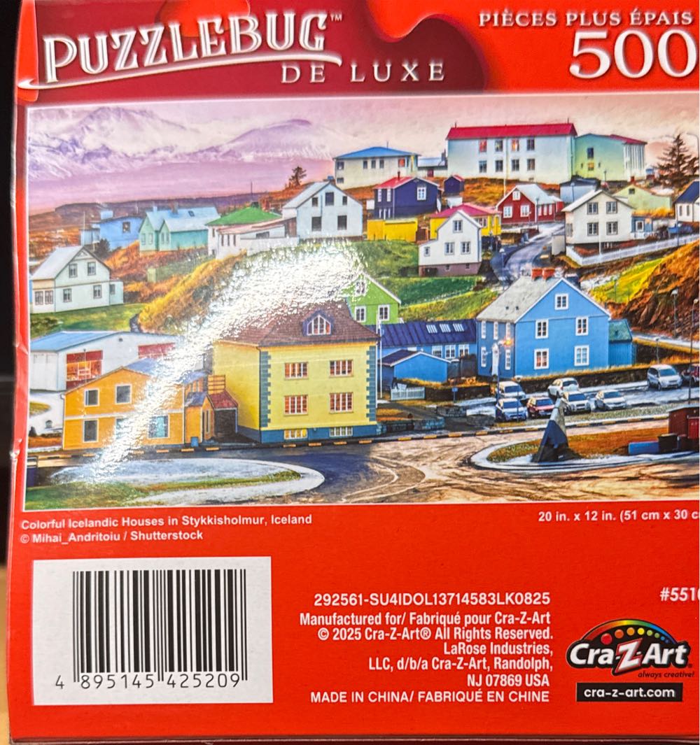 Colorful Icelandic Houses In Stykkisholmur, Iceland - CraZArt puzzle collectible - Main Image 2