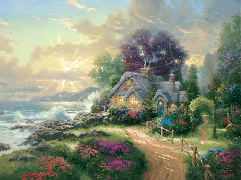 Das Haus am Meer / A new day dawning - Schmidt puzzle collectible [Barcode 4001504574437] - Main Image 2