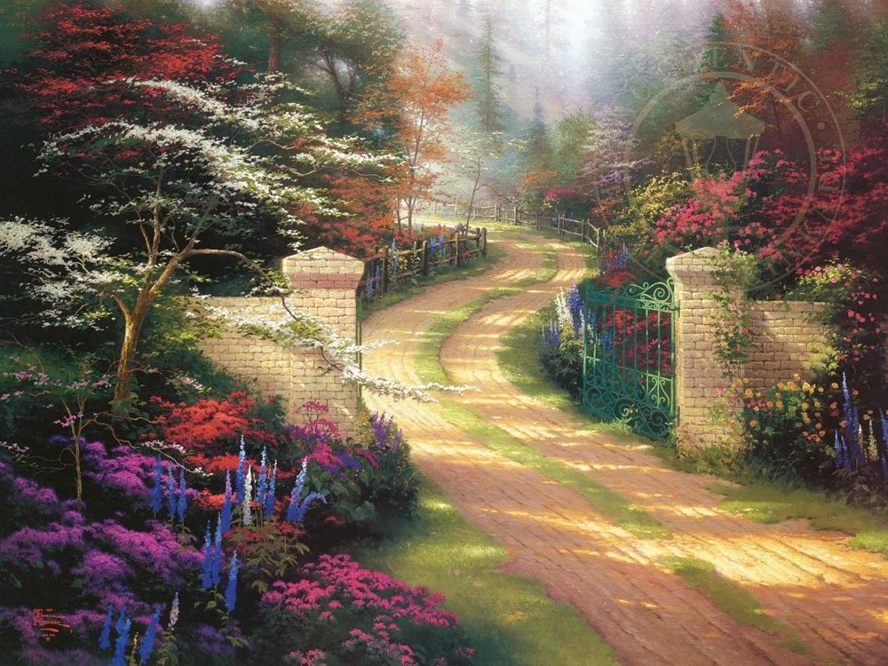 Landsitz & Der Weg / Gardens Beyond Spring Gate & Spring Gate - Schmidt puzzle collectible [Barcode 4001504584955] - Main Image 3
