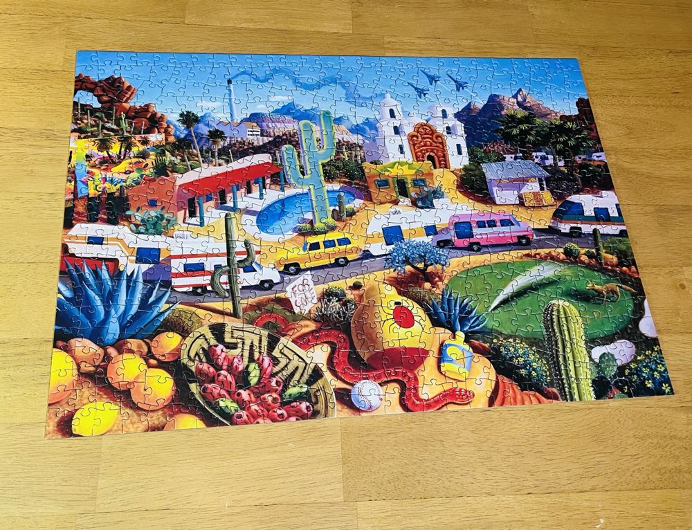 The Land Of AZ  - Master Pieces puzzle collectible [Barcode 705988321269] - Main Image 2