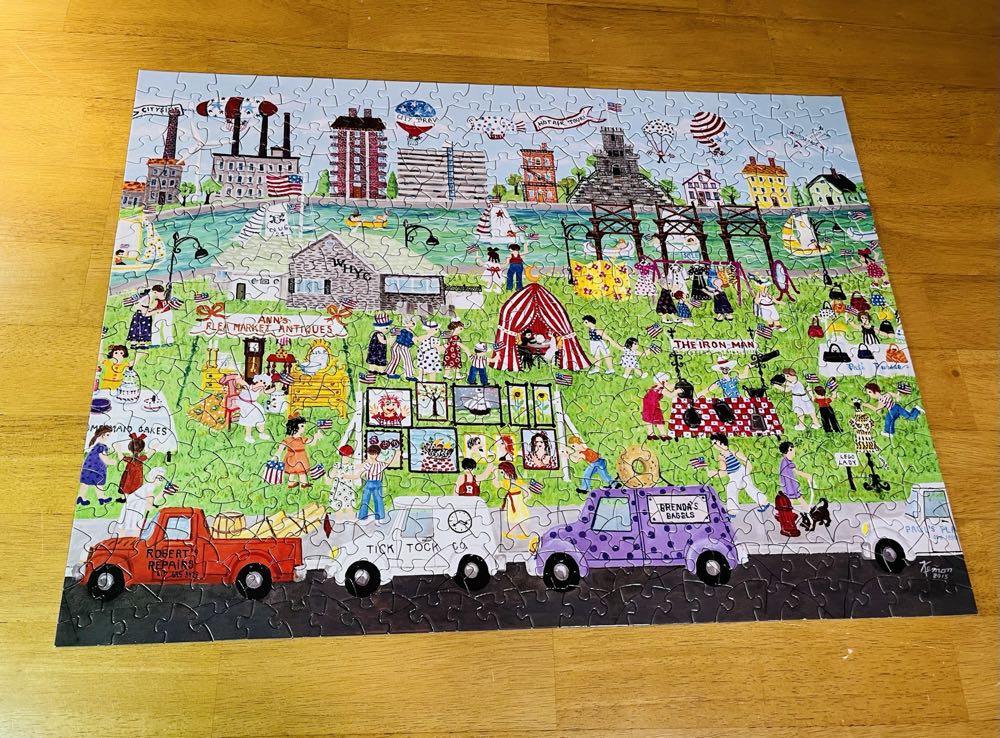 Assembly Row Flea Market - Bits & Pieces puzzle collectible [Barcode 704812105464] - Main Image 2