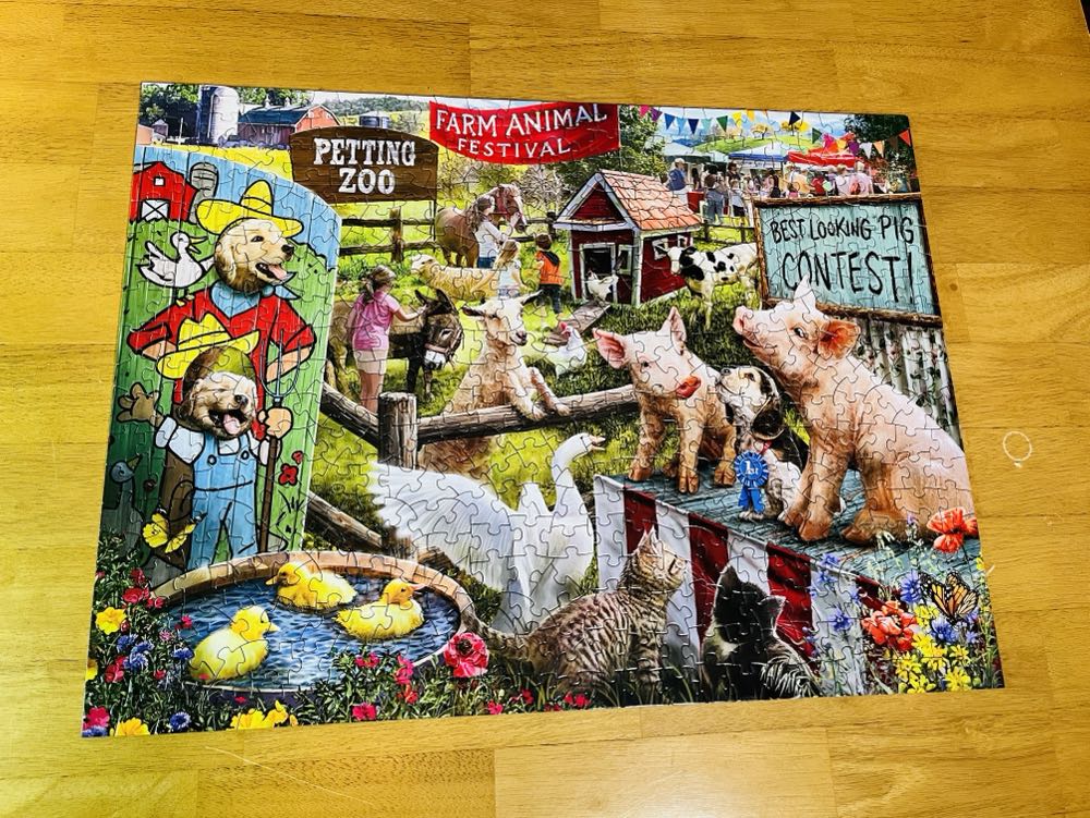 Farm Animal Festival - Bits And Pieces puzzle collectible [Barcode 192949051189] - Main Image 2