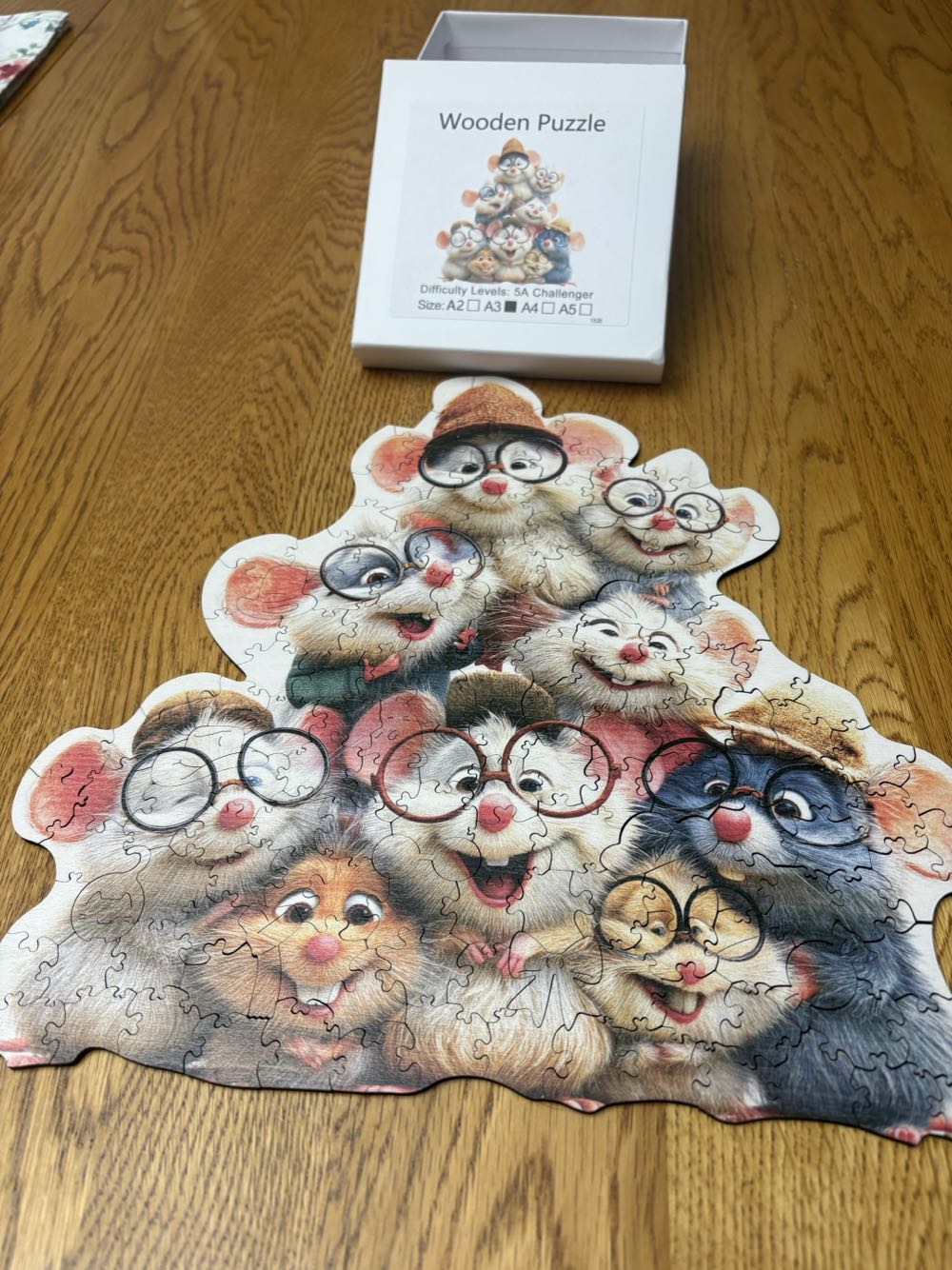 Wooden Mice - Wooden Puzzle puzzle collectible - Main Image 3