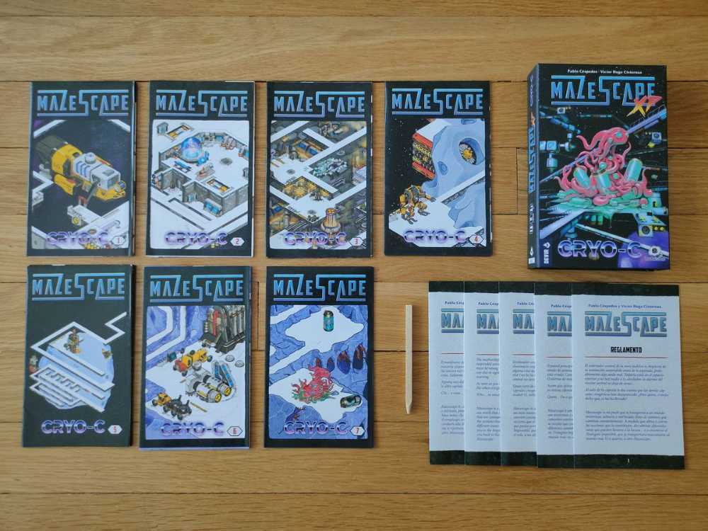 Mazescape XP: Cryo-C  - Devir Games puzzle collectible [Barcode 8436589626652] - Main Image 3