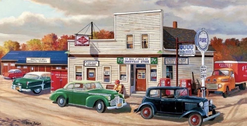 Jakeville - SunsOut puzzle collectible [Barcode 796780398740] - Main Image 2