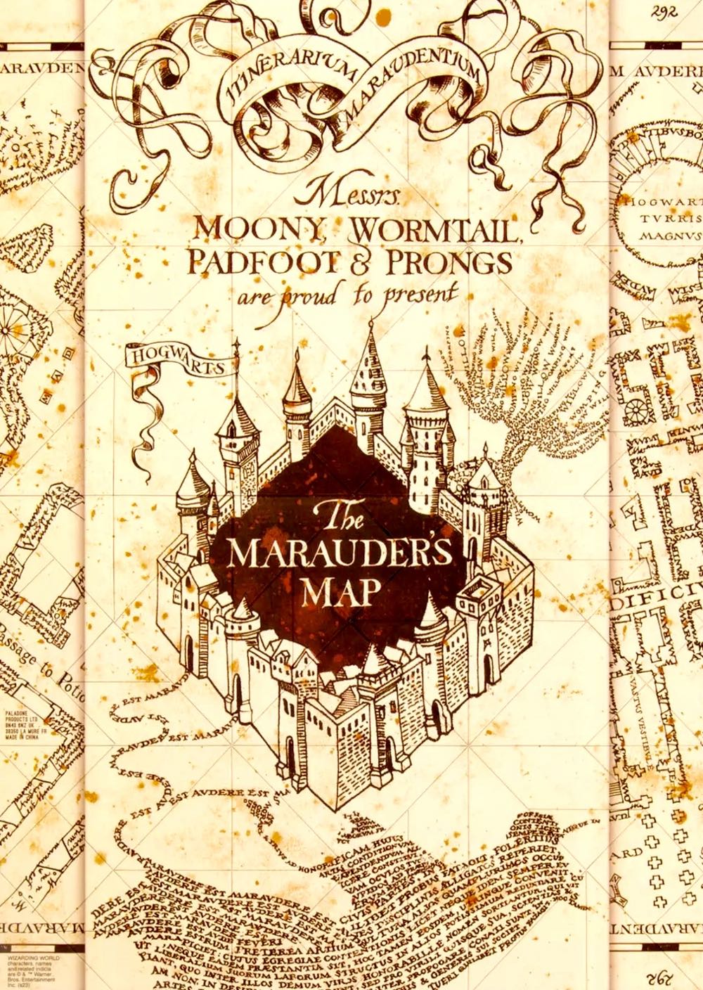 Harry Potter : The Marauder’s Map - Paladone Products puzzle collectible [Barcode 5056577735147] - Main Image 2