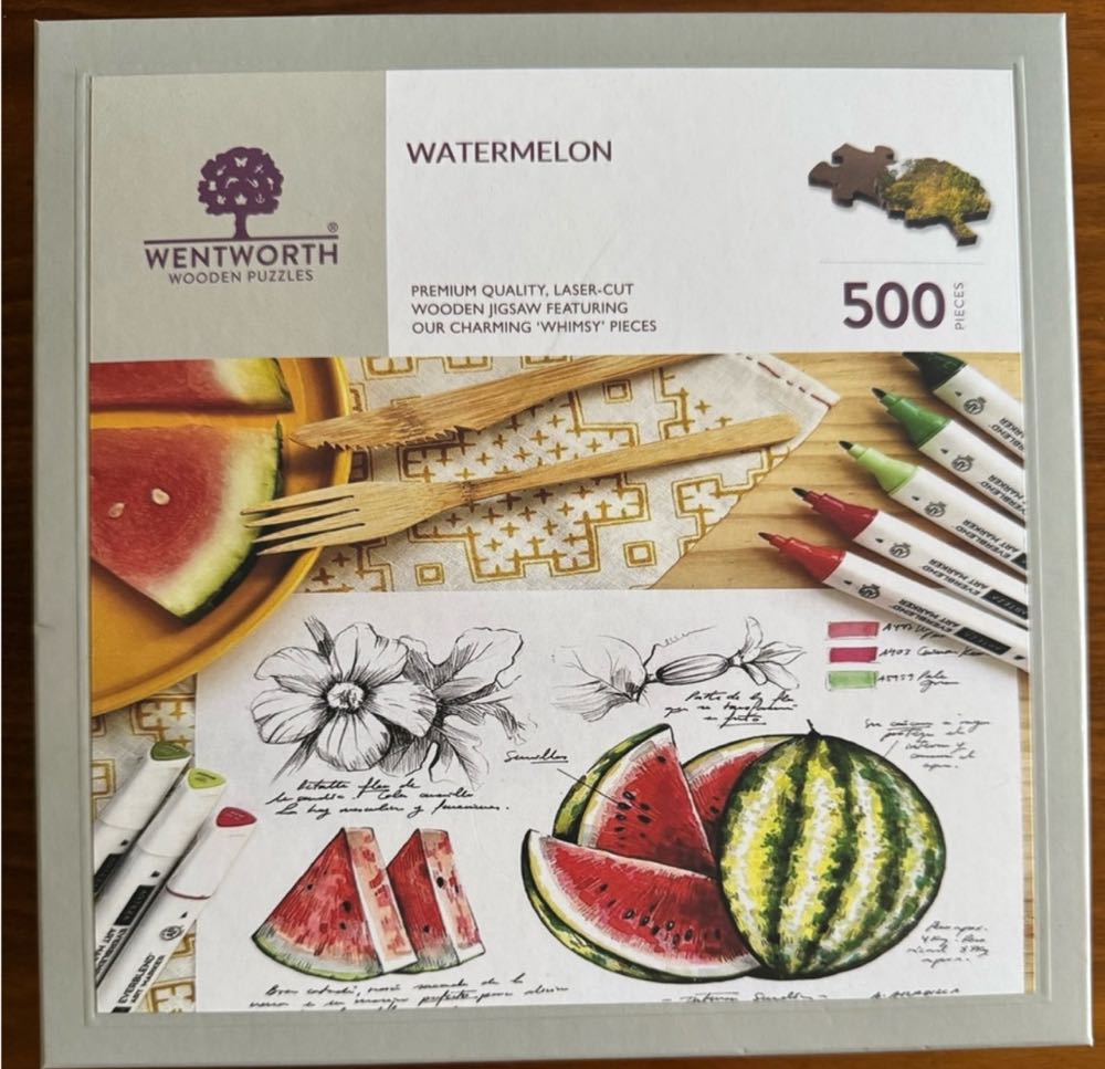 Watermelon - Wentworth Wooden Puzzles puzzle collectible - Main Image 2