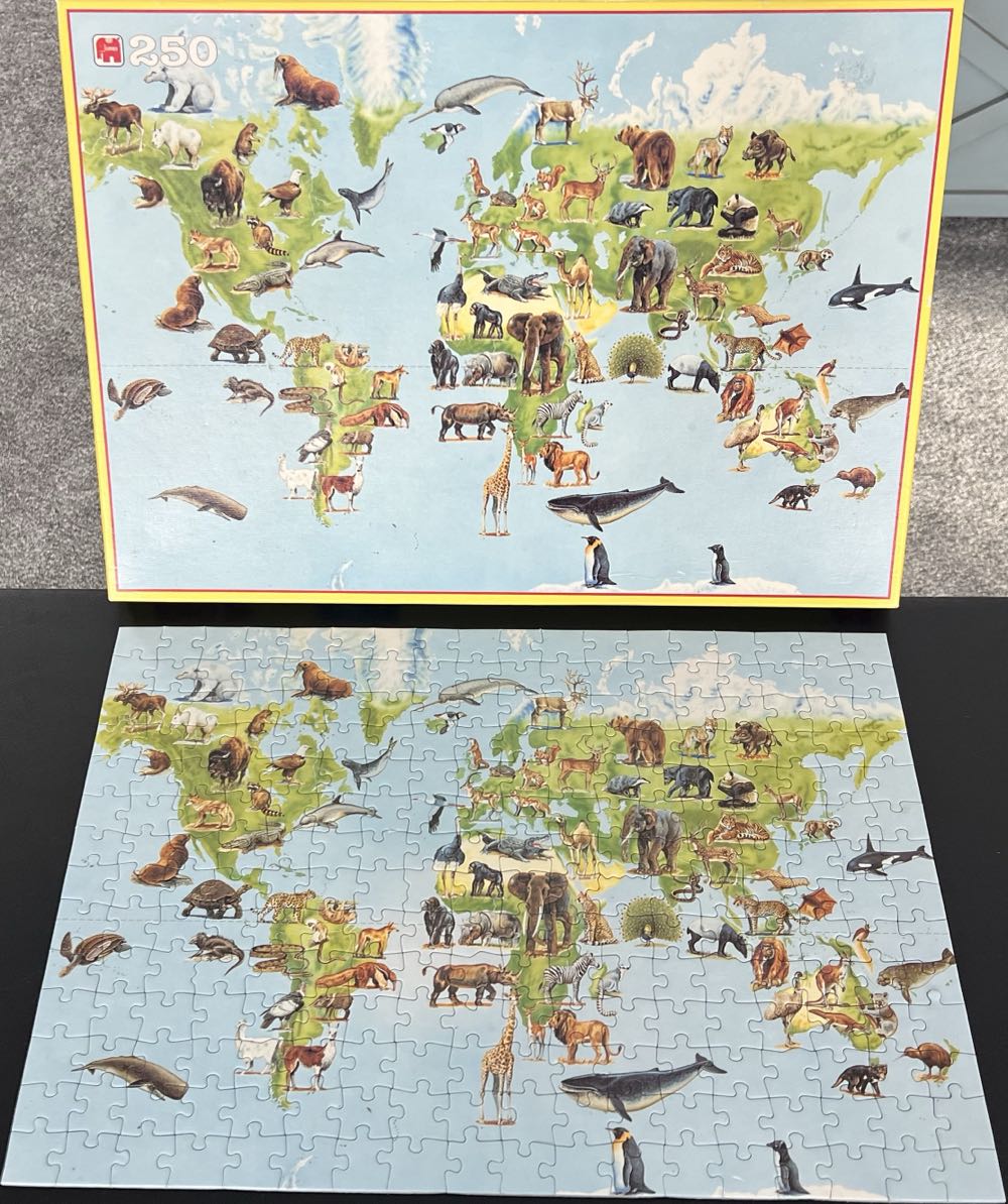 Animals Of The World (no name on box) - Jumbo puzzle collectible [Barcode 8710126013359] - Main Image 3