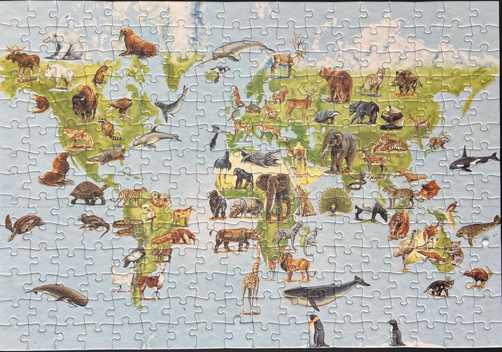 Animals Of The World (no name on box) - Jumbo puzzle collectible [Barcode 8710126013359] - Main Image 4