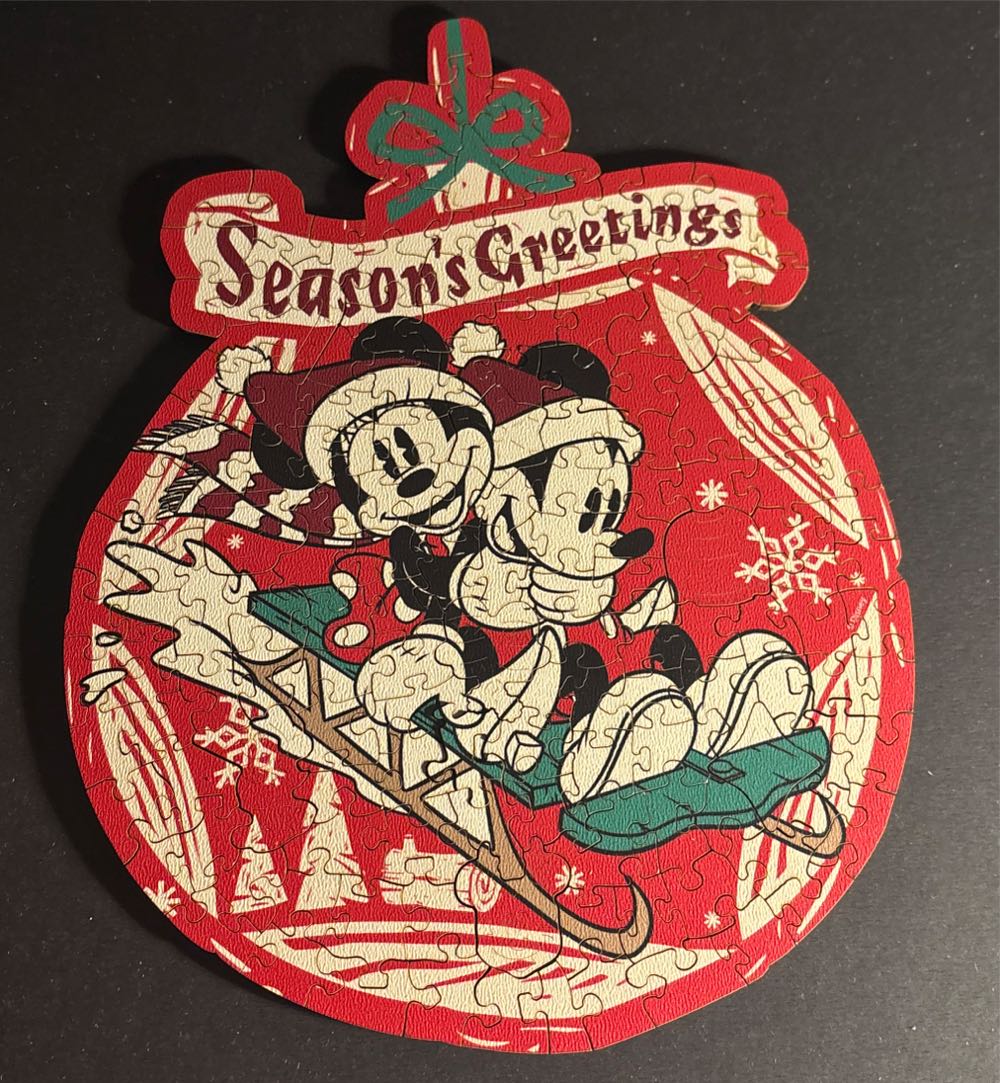 Mickey And Minnie’s Christmas Adventure - Trefl Wood Craft puzzle collectible [Barcode 5900511201925] - Main Image 2