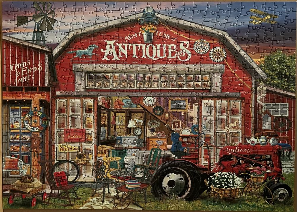 Antiques For Sale - Masterpieces Puzzle Co puzzle collectible [Barcode 705988627286] - Main Image 2