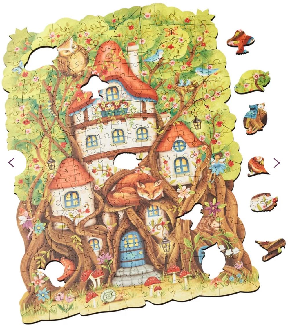Fairy Treehouse- - Wentworth Wooden Puzzles puzzle collectible [Barcode 6050265404567] - Main Image 3