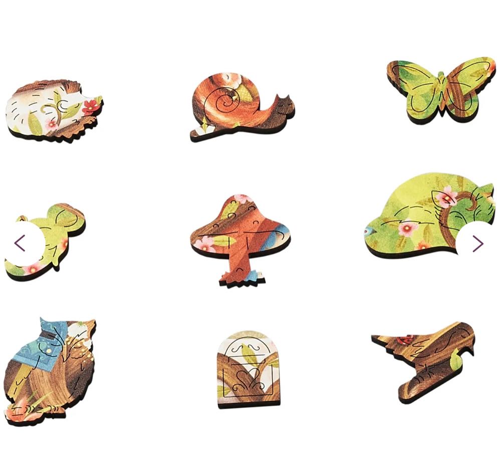 Fairy Treehouse- - Wentworth Wooden Puzzles puzzle collectible [Barcode 6050265404567] - Main Image 4