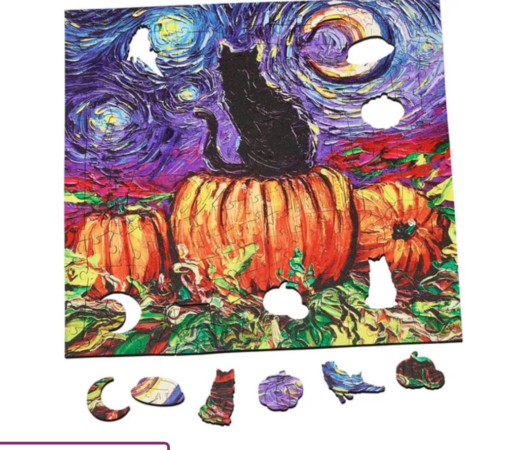 Starry Hallows Eve - Wentworth Wooden Puzzles puzzle collectible - Main Image 3