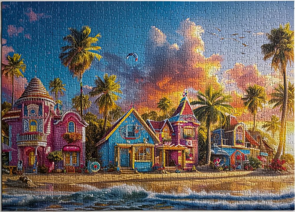 Colorful Harbour - Huadada puzzle collectible - Main Image 2