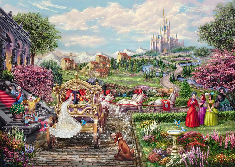 Cinderella Happily Ever After - Schmidt Spiele puzzle collectible - Main Image 2