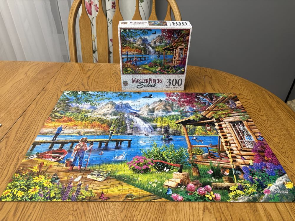 Fishing With Pappy - Master Pieces puzzle collectible - Main Image 2