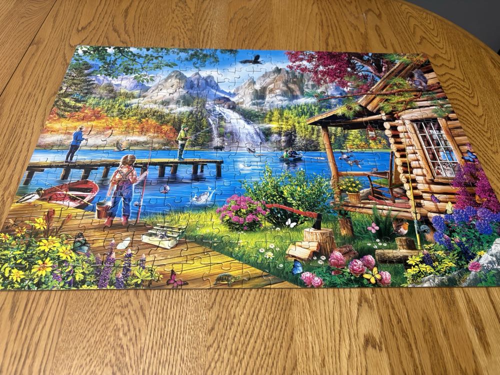 Fishing With Pappy - Master Pieces puzzle collectible - Main Image 3