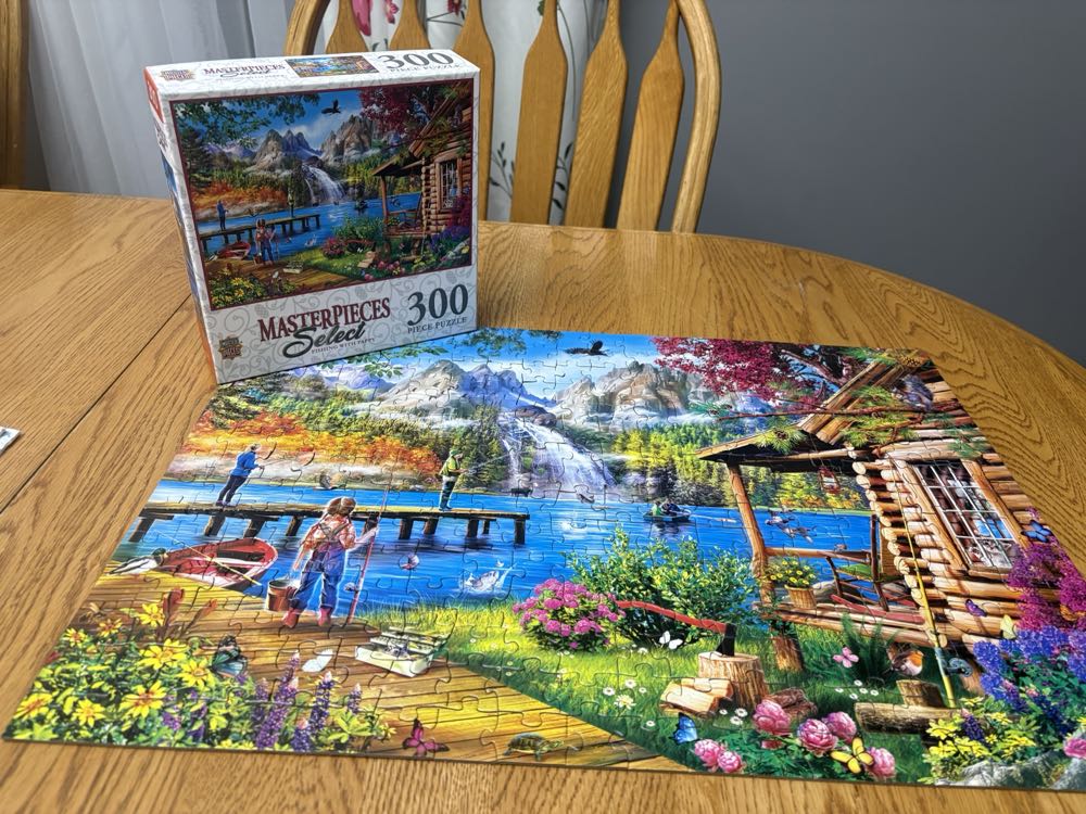 Fishing With Pappy - Master Pieces puzzle collectible - Main Image 4