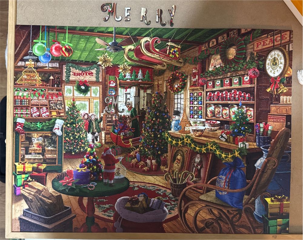 The Christmas Shop - Wentworth Wooden Puzzles puzzle collectible - Main Image 2