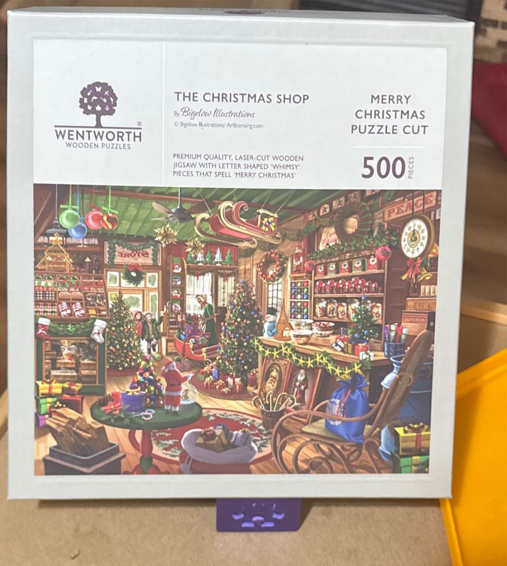 The Christmas Shop - Wentworth Wooden Puzzles puzzle collectible - Main Image 4