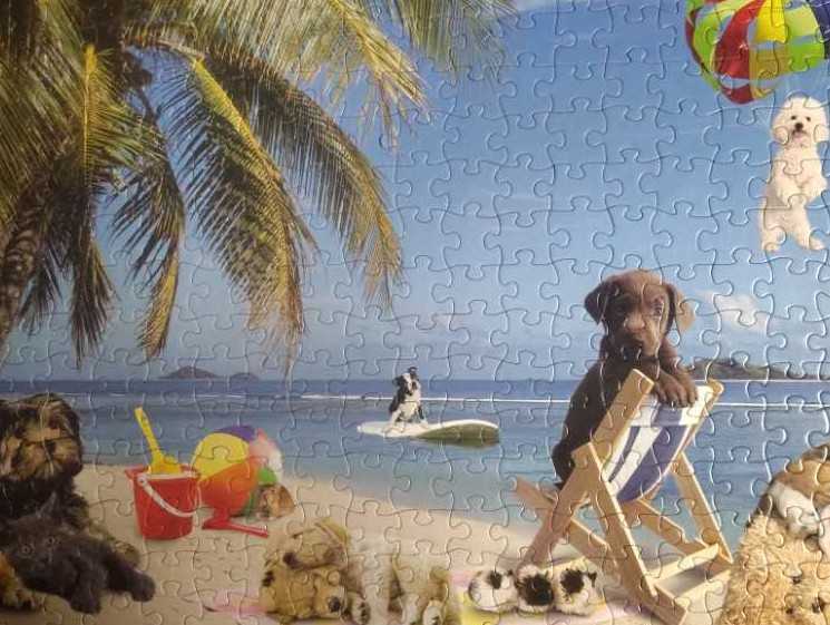 The Beach /Jerry Kramer  - Sure  Lox puzzle collectible [Barcode 686141944566] - Main Image 3